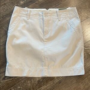 NWT Eddie Bauer Khaki Mini Skirt Size 2